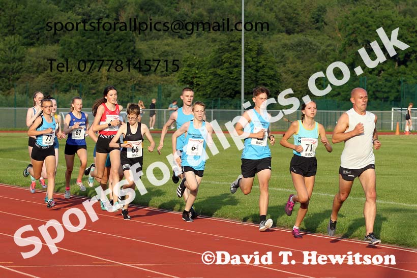 BMC 1500 metres, BMC, Chester le Street, July 19th. Photo: David T. Hewitson/Sports for All Pics